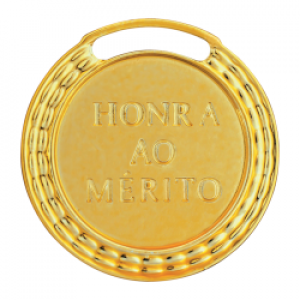 Medalha redonda Ref. 35001 - dimetro 35mm - ouro/prata/bronze