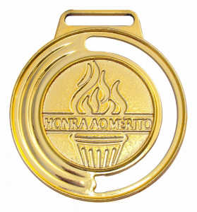 Medalha redonda Ref. 40000 - dimetro 40mm - ouro/prata/bronze