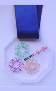 Medalhas - Acrlico - Medalha Personalizada em Acrlico com Silk